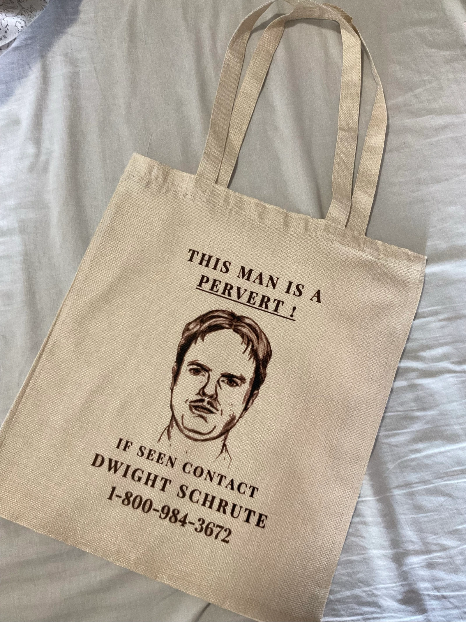 Tote bag Dwight Schrute , The office – photo 4